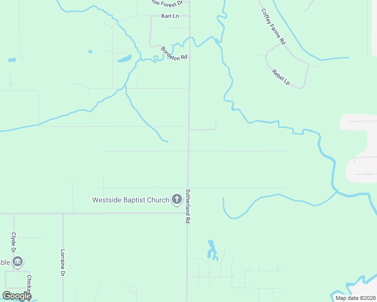 map of restaurants, bars, coffee shops, grocery stores, and more near 1664 Sutherland Road in Lake Charles