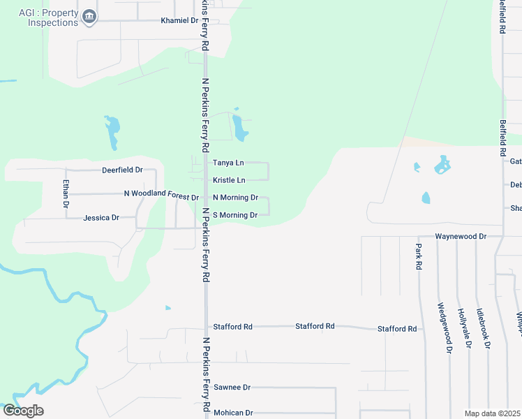 map of restaurants, bars, coffee shops, grocery stores, and more near 1436 South Morning Drive in Lake Charles