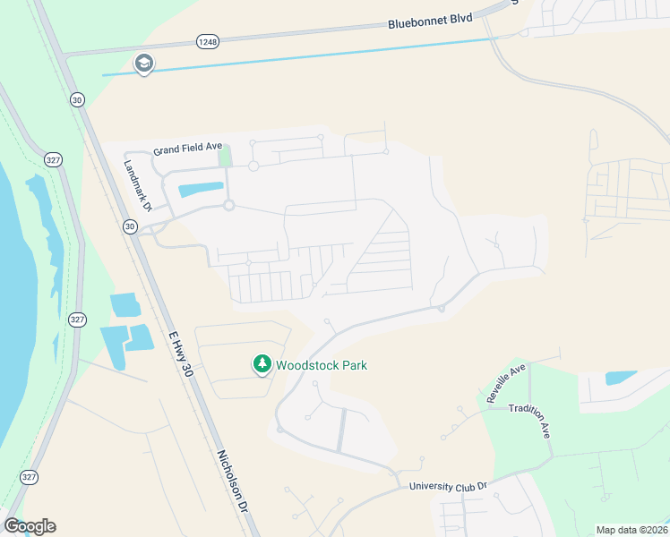 map of restaurants, bars, coffee shops, grocery stores, and more near 2708 Cresthaven Avenue in Baton Rouge