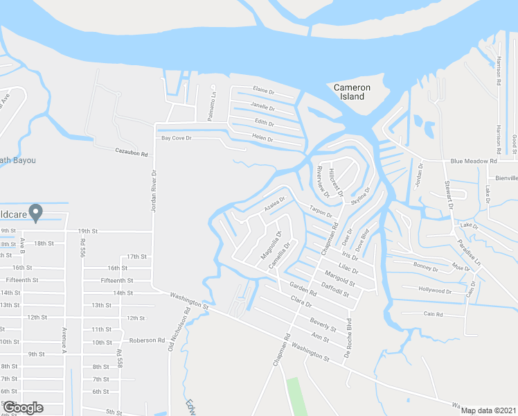 map of restaurants, bars, coffee shops, grocery stores, and more near 807 Azalea Drive in Bay Saint Louis