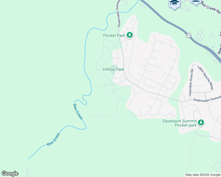 map of restaurants, bars, coffee shops, grocery stores, and more near 6104 Alamosa Clearing Drive in Austin