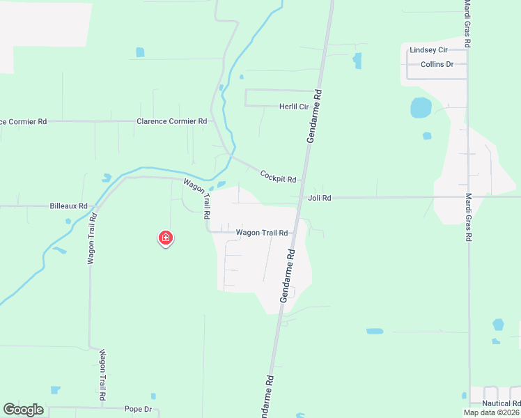 map of restaurants, bars, coffee shops, grocery stores, and more near 123 Arista Drive in Carencro