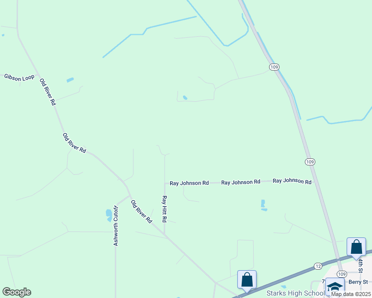 map of restaurants, bars, coffee shops, grocery stores, and more near 4709 Ray Hitt Road in Starks