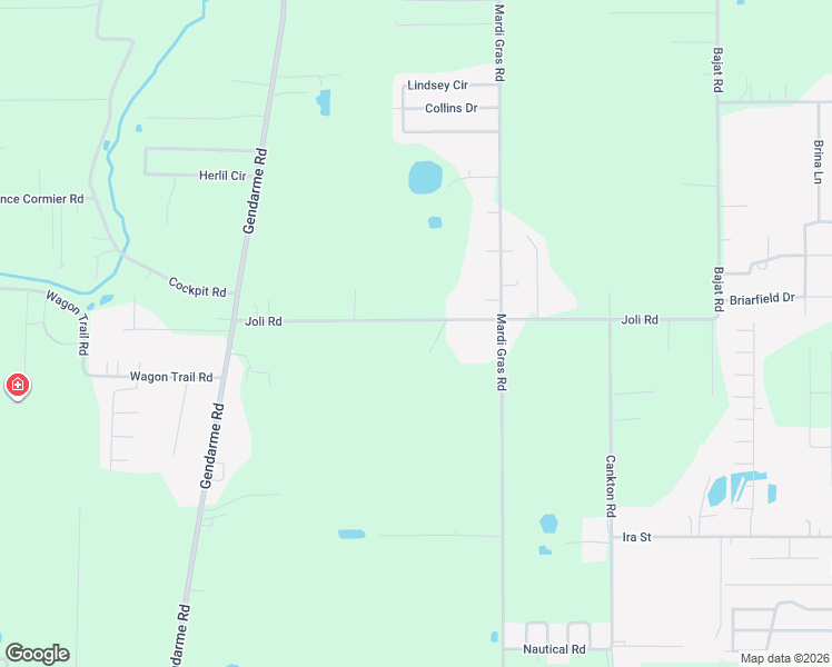 map of restaurants, bars, coffee shops, grocery stores, and more near 317 Joli Rd in Carencro
