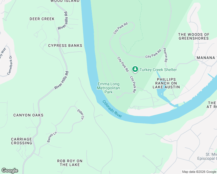 map of restaurants, bars, coffee shops, grocery stores, and more near 1600 City Park Road in Austin