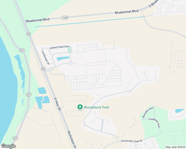 map of restaurants, bars, coffee shops, grocery stores, and more near Lago Lane in Baton Rouge