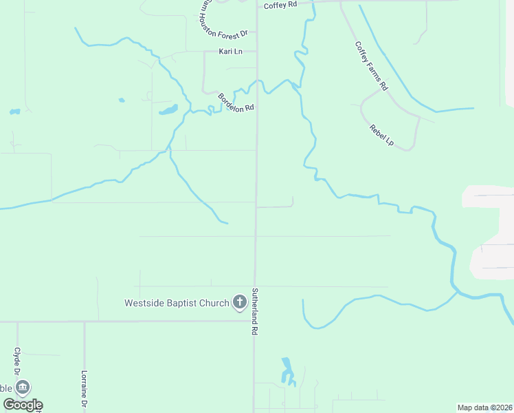 map of restaurants, bars, coffee shops, grocery stores, and more near 1750 Sutherland Road in Lake Charles