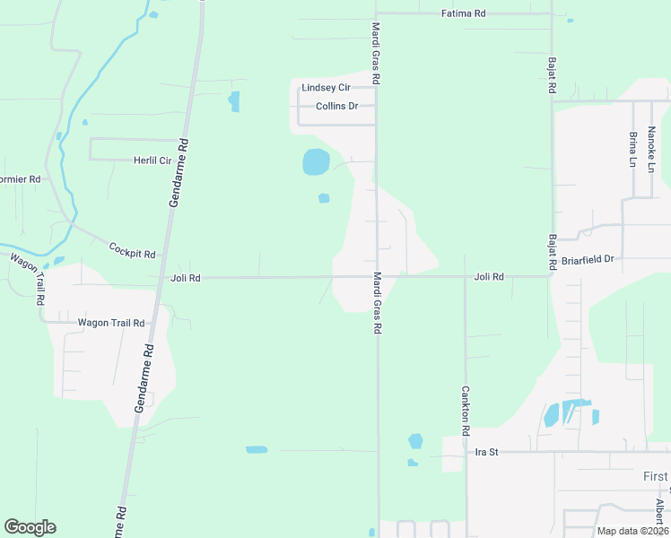 map of restaurants, bars, coffee shops, grocery stores, and more near 317 Joli Road in Carencro