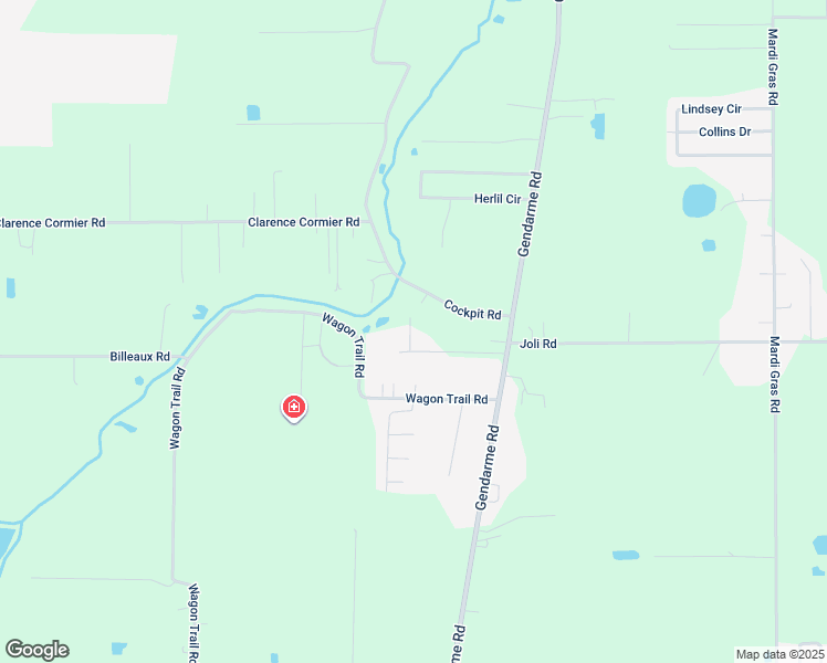 map of restaurants, bars, coffee shops, grocery stores, and more near 136 Arista Drive in Carencro