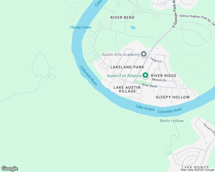 map of restaurants, bars, coffee shops, grocery stores, and more near 13003 On the Lake Road in Austin