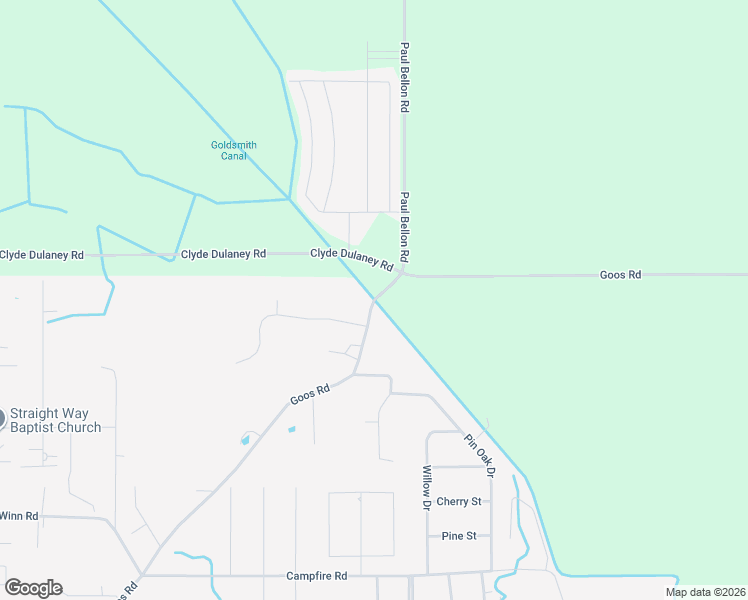 map of restaurants, bars, coffee shops, grocery stores, and more near 2890 Goos Road in Lake Charles