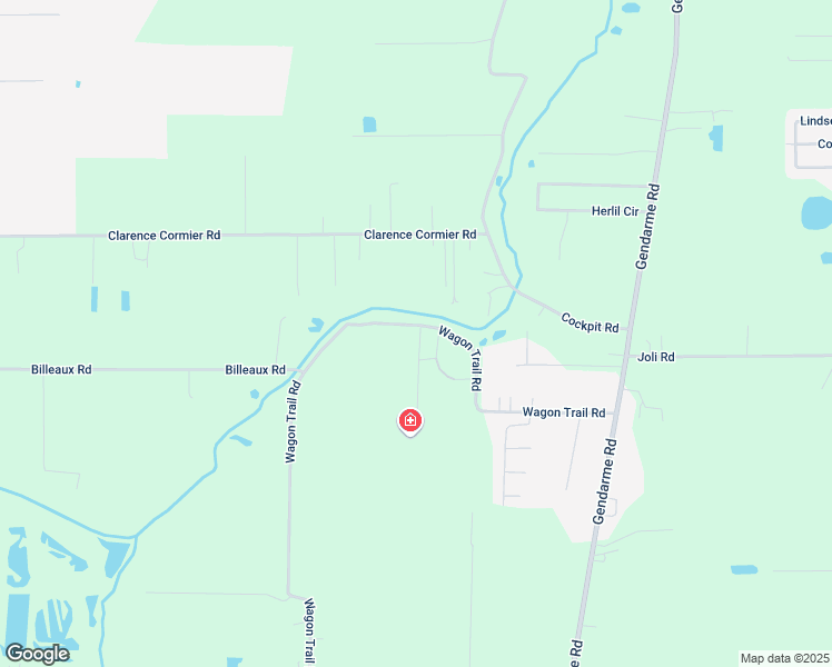 map of restaurants, bars, coffee shops, grocery stores, and more near 718 Wagon Trail Road in Carencro