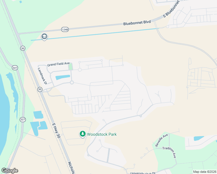 map of restaurants, bars, coffee shops, grocery stores, and more near 2728 Lexington Lakes Avenue in Baton Rouge