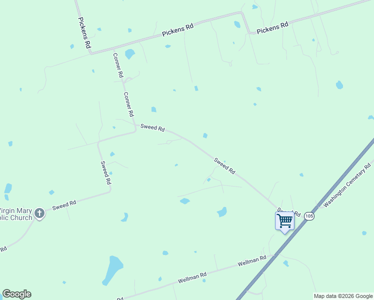 map of restaurants, bars, coffee shops, grocery stores, and more near 18520 Sweed Road in Washington