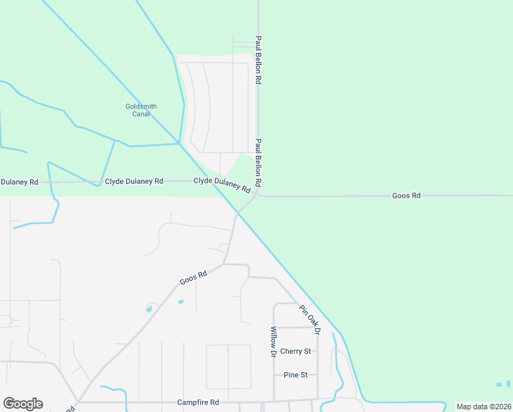 map of restaurants, bars, coffee shops, grocery stores, and more near 2890-2972 Goos Road in Lake Charles