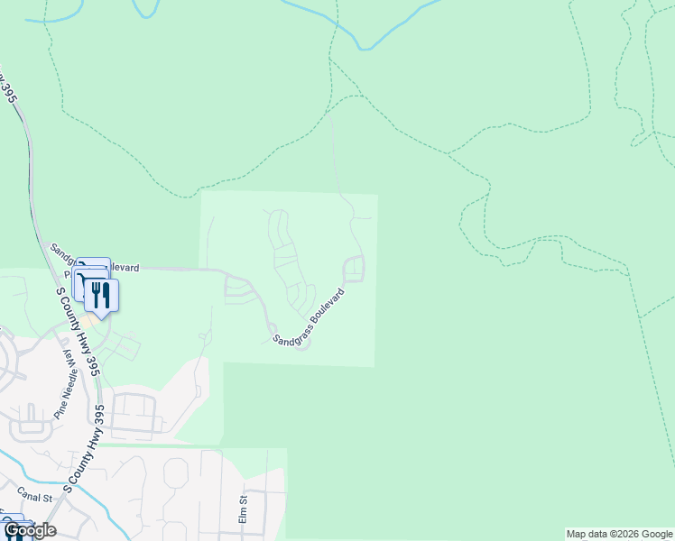 map of restaurants, bars, coffee shops, grocery stores, and more near 1085 Sandgrass Boulevard in Santa Rosa Beach