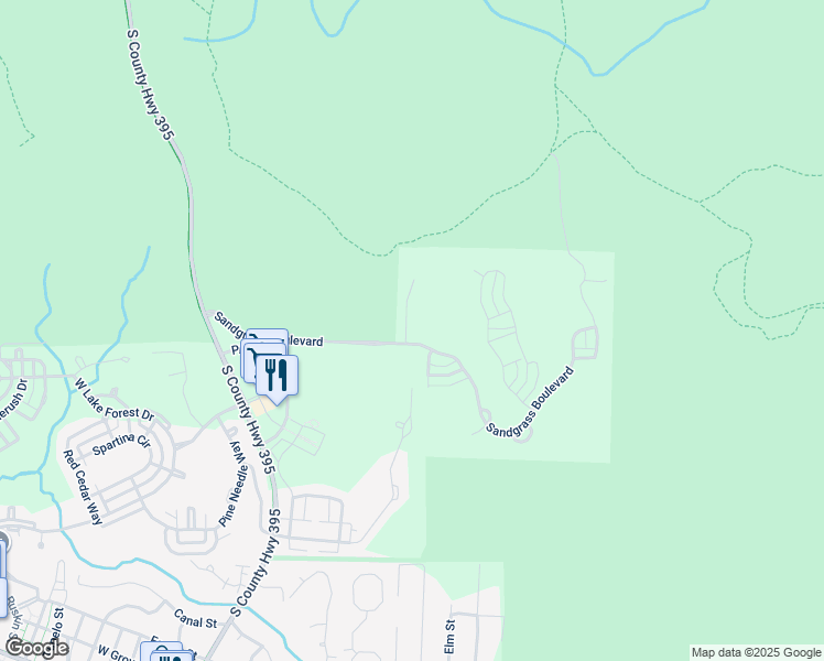 map of restaurants, bars, coffee shops, grocery stores, and more near 34 Beargrass Way in Santa Rosa Beach