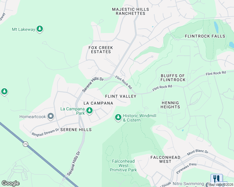 map of restaurants, bars, coffee shops, grocery stores, and more near 103 Kaden Way in Austin