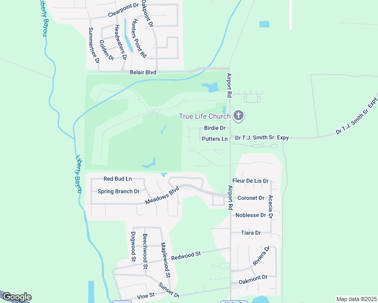 map of restaurants, bars, coffee shops, grocery stores, and more near 26 Cypress Meadow Loop in Slidell