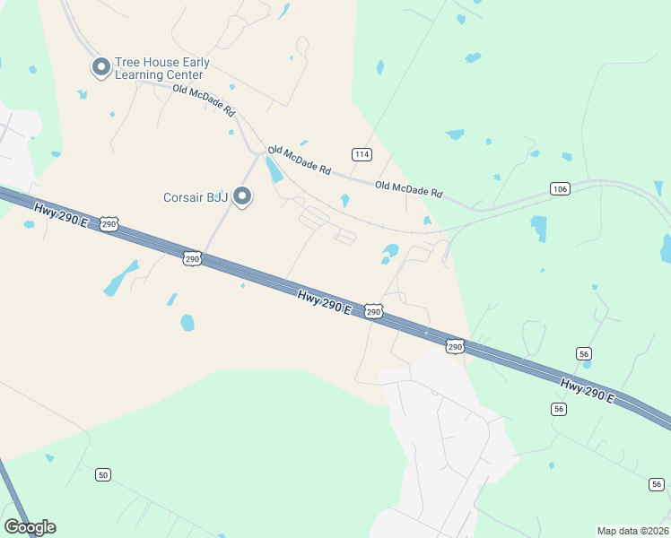 map of restaurants, bars, coffee shops, grocery stores, and more near U.S. 290 in Elgin