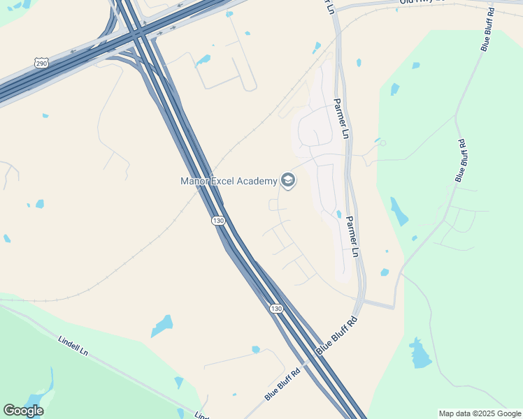 map of restaurants, bars, coffee shops, grocery stores, and more near 10525 Wildhorse Ranch Trail in Manor