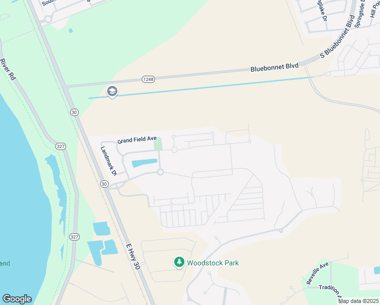 map of restaurants, bars, coffee shops, grocery stores, and more near 2855 Grand Way Avenue in Baton Rouge
