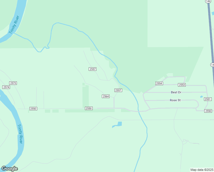 map of restaurants, bars, coffee shops, grocery stores, and more near 209 County Road 2557 in Cleveland