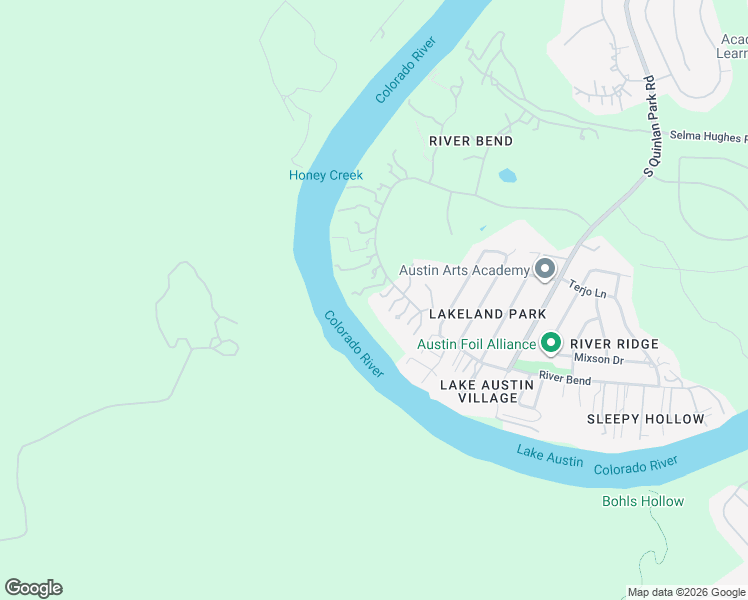 map of restaurants, bars, coffee shops, grocery stores, and more near 13414 Shore Vista Drive in Austin