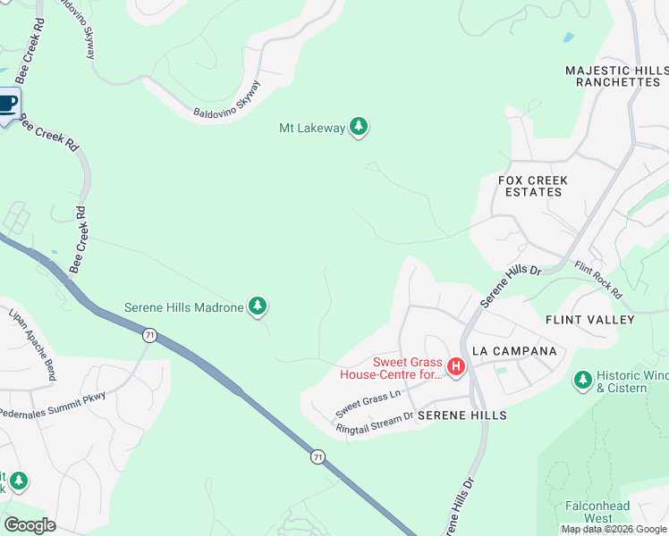 map of restaurants, bars, coffee shops, grocery stores, and more near 424 Treasure Peak Pass in Lakeway