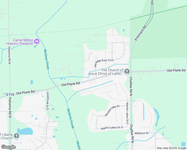 map of restaurants, bars, coffee shops, grocery stores, and more near 11400 Old Plank Road in Jacksonville