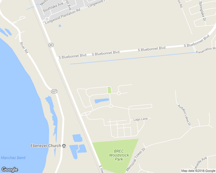 map of restaurants, bars, coffee shops, grocery stores, and more near 3266 Grand Field Avenue in Baton Rouge