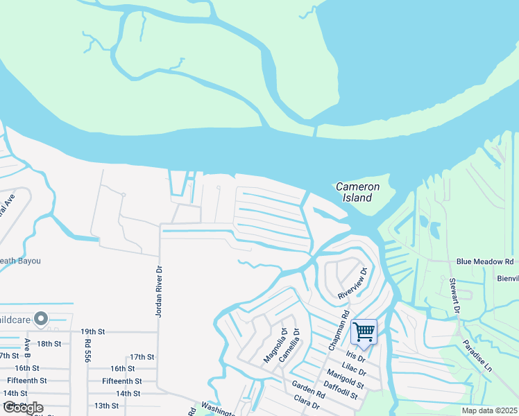 map of restaurants, bars, coffee shops, grocery stores, and more near 108 Janelle Drive in Bay Saint Louis