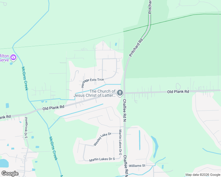 map of restaurants, bars, coffee shops, grocery stores, and more near 11115 Old Plank Road in Jacksonville