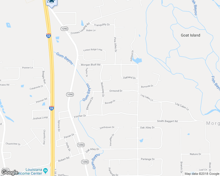 map of restaurants, bars, coffee shops, grocery stores, and more near 410 Ormond Drive in Pearl River