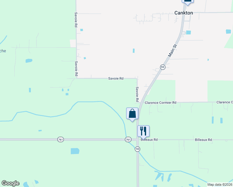 map of restaurants, bars, coffee shops, grocery stores, and more near 1566 Savoie Road in Sunset