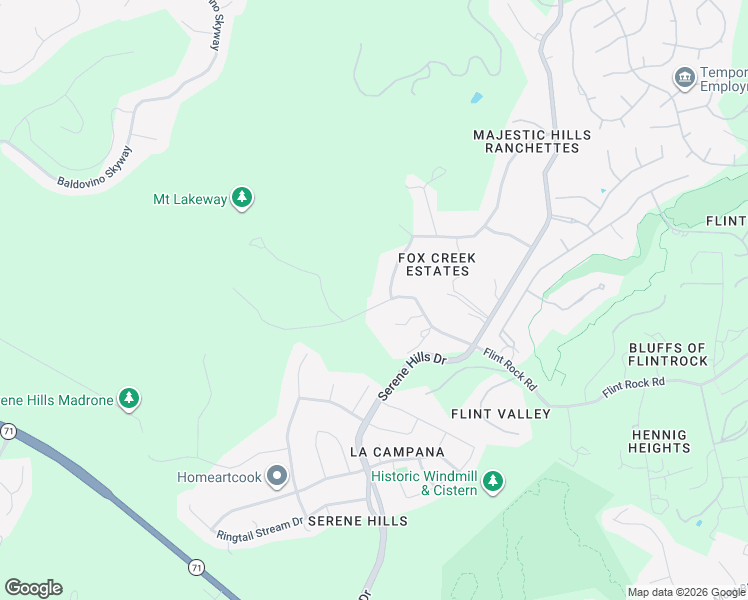 map of restaurants, bars, coffee shops, grocery stores, and more near 4408 Travis Vista Drive in Austin