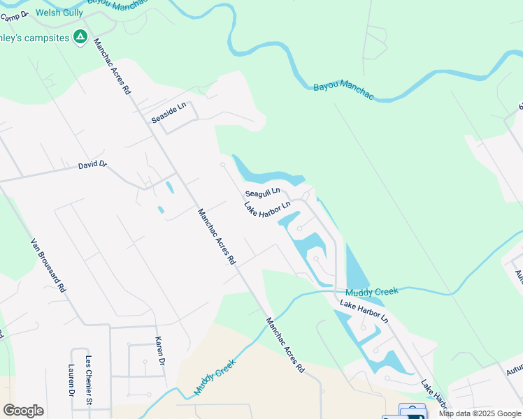 map of restaurants, bars, coffee shops, grocery stores, and more near 18642 Lake Harbor Lane in Prairieville