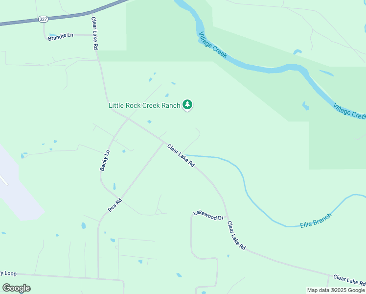 map of restaurants, bars, coffee shops, grocery stores, and more near 2593 Clear Lake Road in Kountze