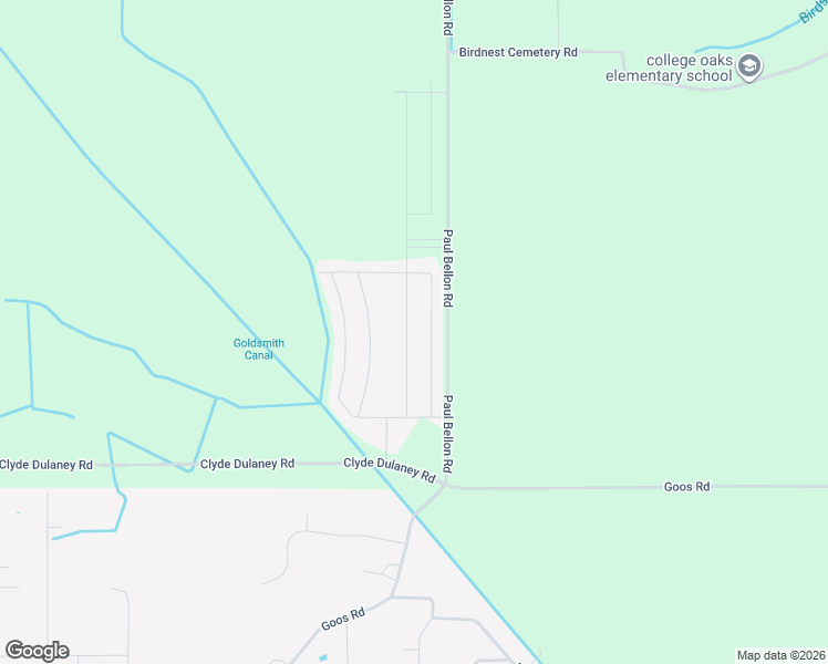 map of restaurants, bars, coffee shops, grocery stores, and more near 1755 Paul Bellon Road in Lake Charles