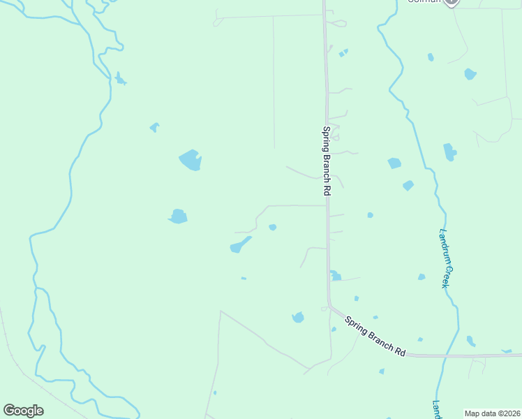 map of restaurants, bars, coffee shops, grocery stores, and more near 4610 Spring Branch Road in Montgomery