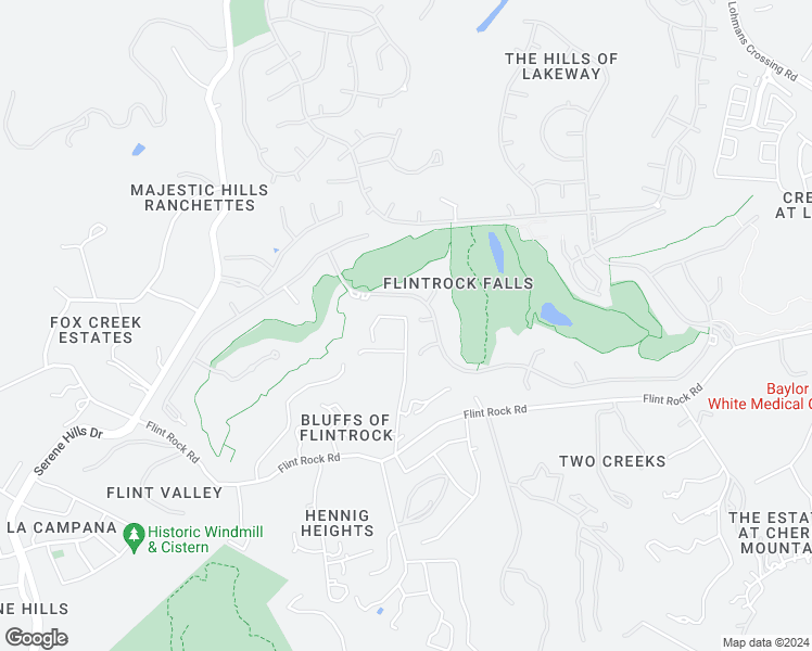 map of restaurants, bars, coffee shops, grocery stores, and more near 3708 Pawnee Pass in Austin