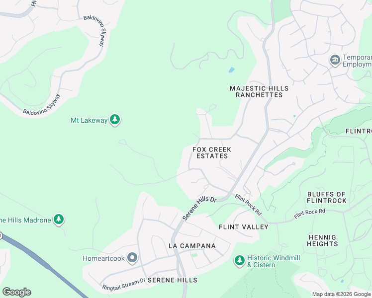 map of restaurants, bars, coffee shops, grocery stores, and more near 4308 Travis Vista Drive in Austin