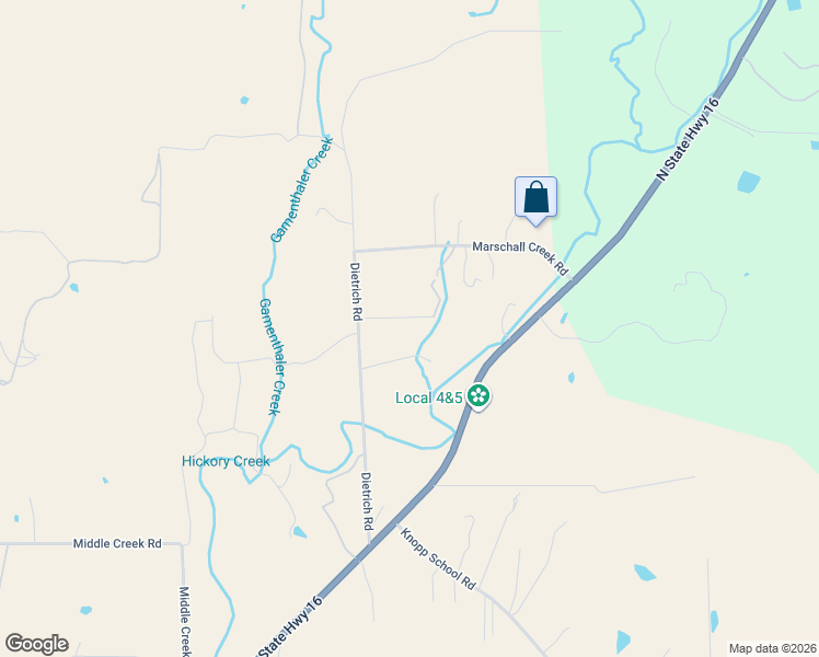 map of restaurants, bars, coffee shops, grocery stores, and more near 74 Weitz Road in Fredericksburg