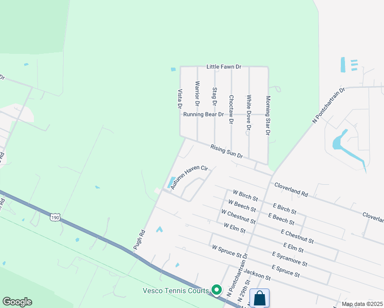map of restaurants, bars, coffee shops, grocery stores, and more near 120 Misty Creek Drive in Lacombe
