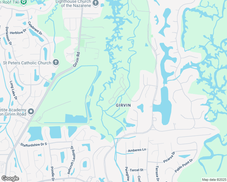 map of restaurants, bars, coffee shops, grocery stores, and more near 776 Providence Island Court in Jacksonville