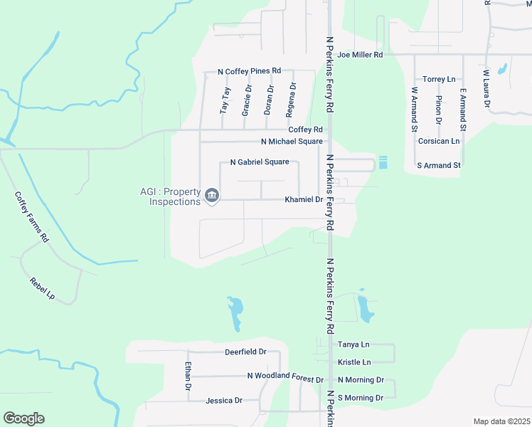 map of restaurants, bars, coffee shops, grocery stores, and more near 1759 Khamiel Drive in Lake Charles