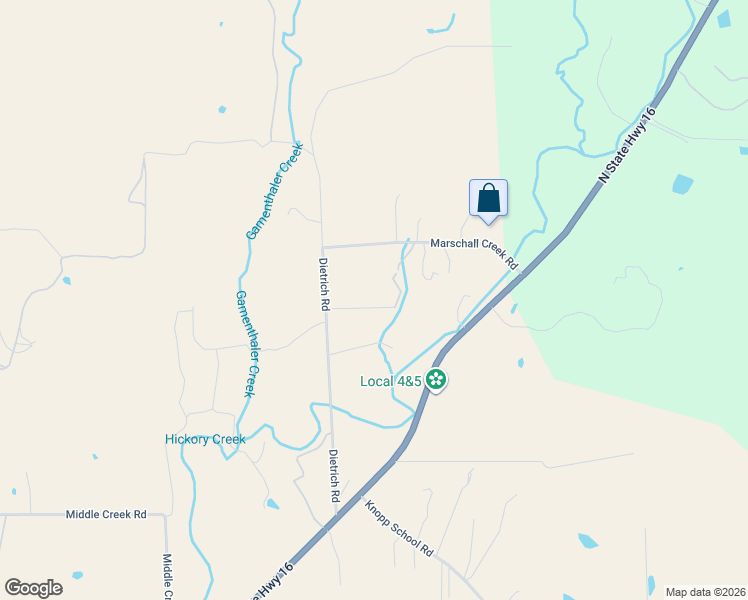 map of restaurants, bars, coffee shops, grocery stores, and more near 74 Weitz Road in Fredericksburg