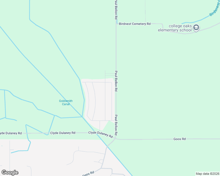 map of restaurants, bars, coffee shops, grocery stores, and more near 2032 Paul Bellon Road in Lake Charles