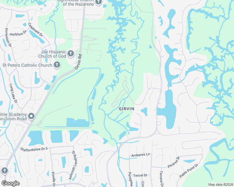 map of restaurants, bars, coffee shops, grocery stores, and more near 773 Providence Island Court in Jacksonville