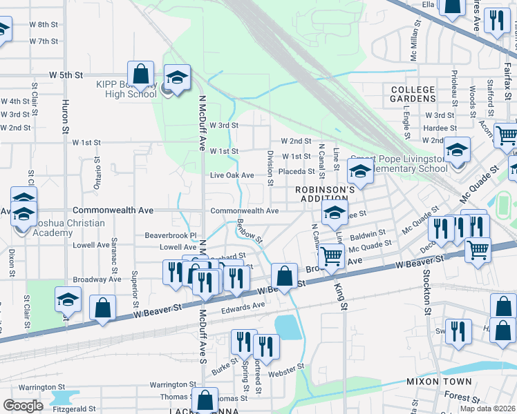 map of restaurants, bars, coffee shops, grocery stores, and more near 1030 Westbrook Circle East in Jacksonville